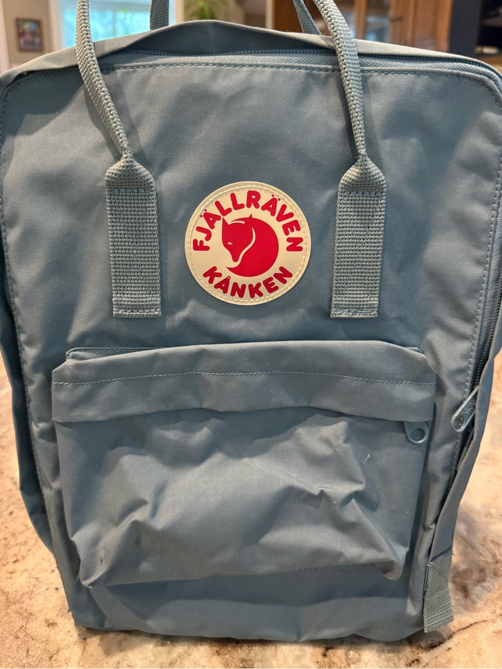 Fjällräven Kånken Classic Backpack Light Blue 16L + Original Seat Pad